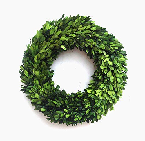 Mills Floral Boxwood Country Manor Round Wreath, 14-Inch | Amazon (US)
