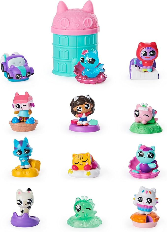 Gabby’s Dollhouse, Meow-Mazing Mini Figures 12-Pack (Amazon Exclusive), Kids Toys for Ages 3 an... | Amazon (US)