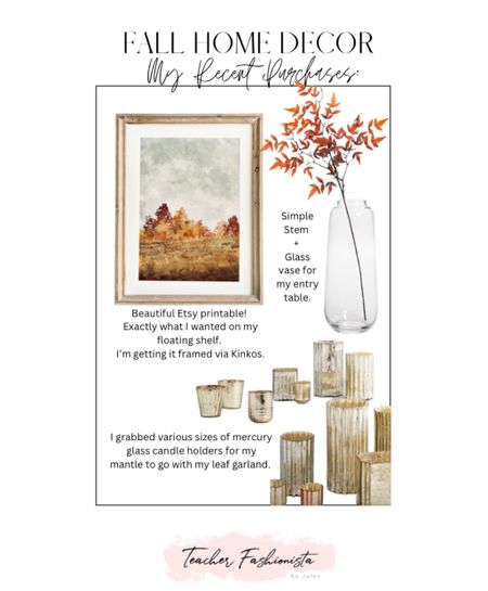 Here are the things I’ve added to my fall home decor this year! So excited for them to come in and I’ll show you! 🍂😍 

• Fall decor • Home finds • Seasonal Decor • Fall home decor • Wall art • Etsy • West Elm • World Market •

#LTKhome #LTKunder50 #LTKSeasonal