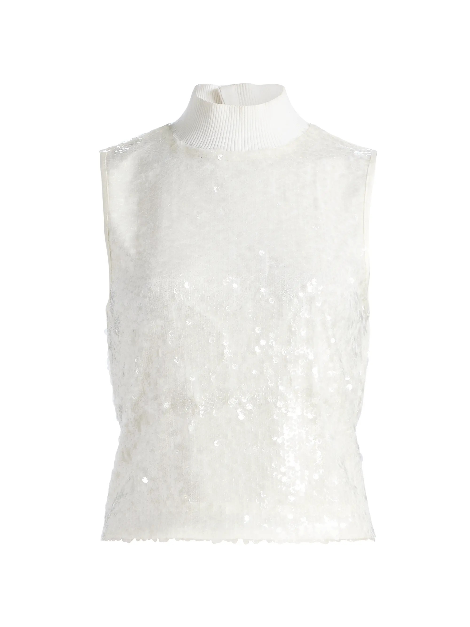 Cellina Sequined Sleeveless Top | Saks Fifth Avenue