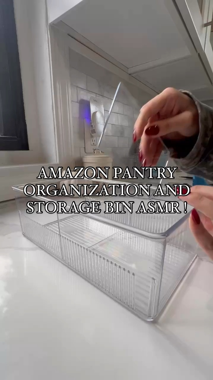AMAZON PANTRY ORGANIZATION AND STORAGE BIN ASMR !
here is a little asmr with the help of my sister organizing the 43 snack boxes in my cabinet into 3 acrylic storage bins from amazon with dividers. this has been a life saver when it comes to saving space. if you are looking to declutter your space this is a needed item. 

#LTKWatchNow #LTKHome #LTKSaleAlert