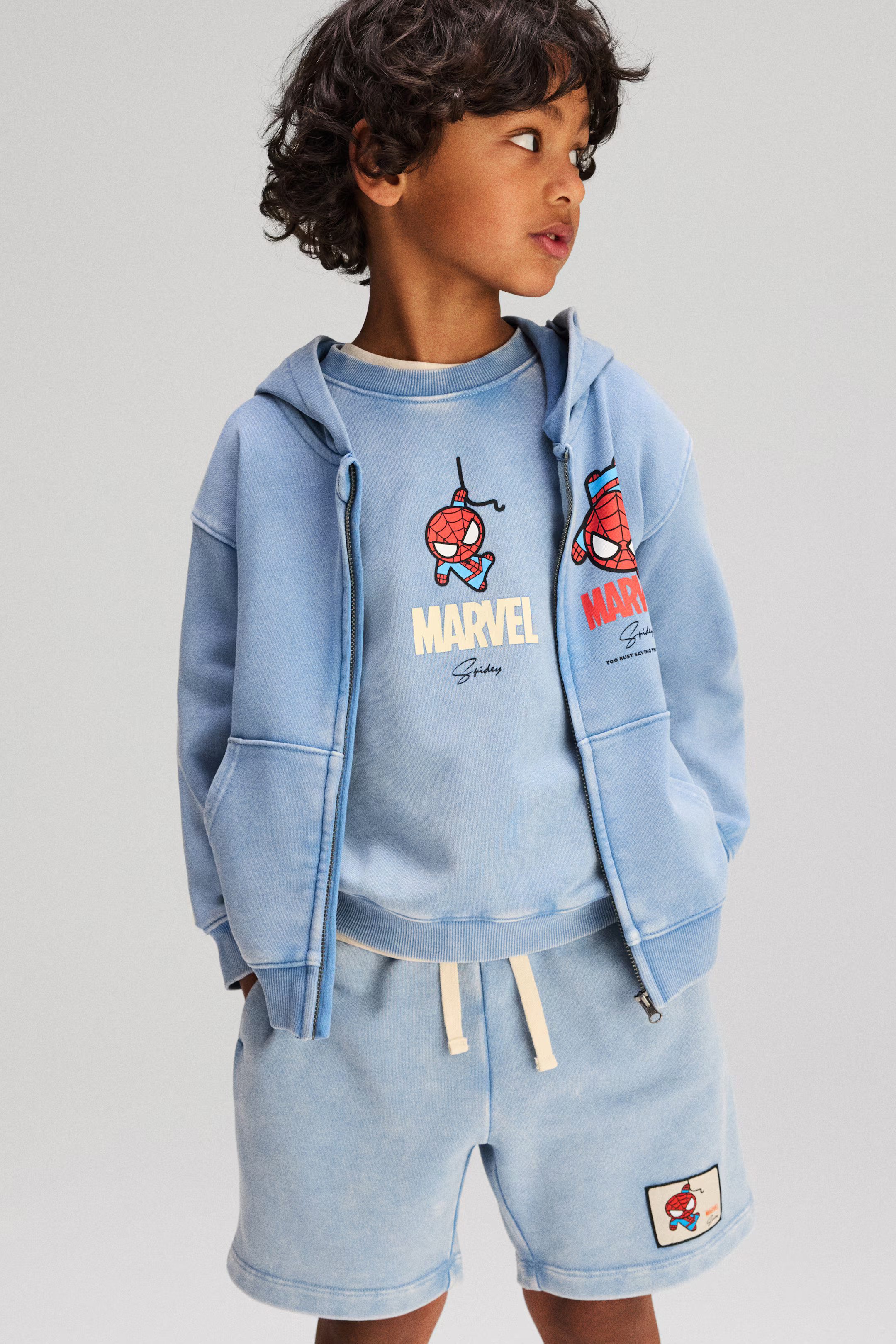 Print-Motif Hooded Jacket | H&M (US + CA)