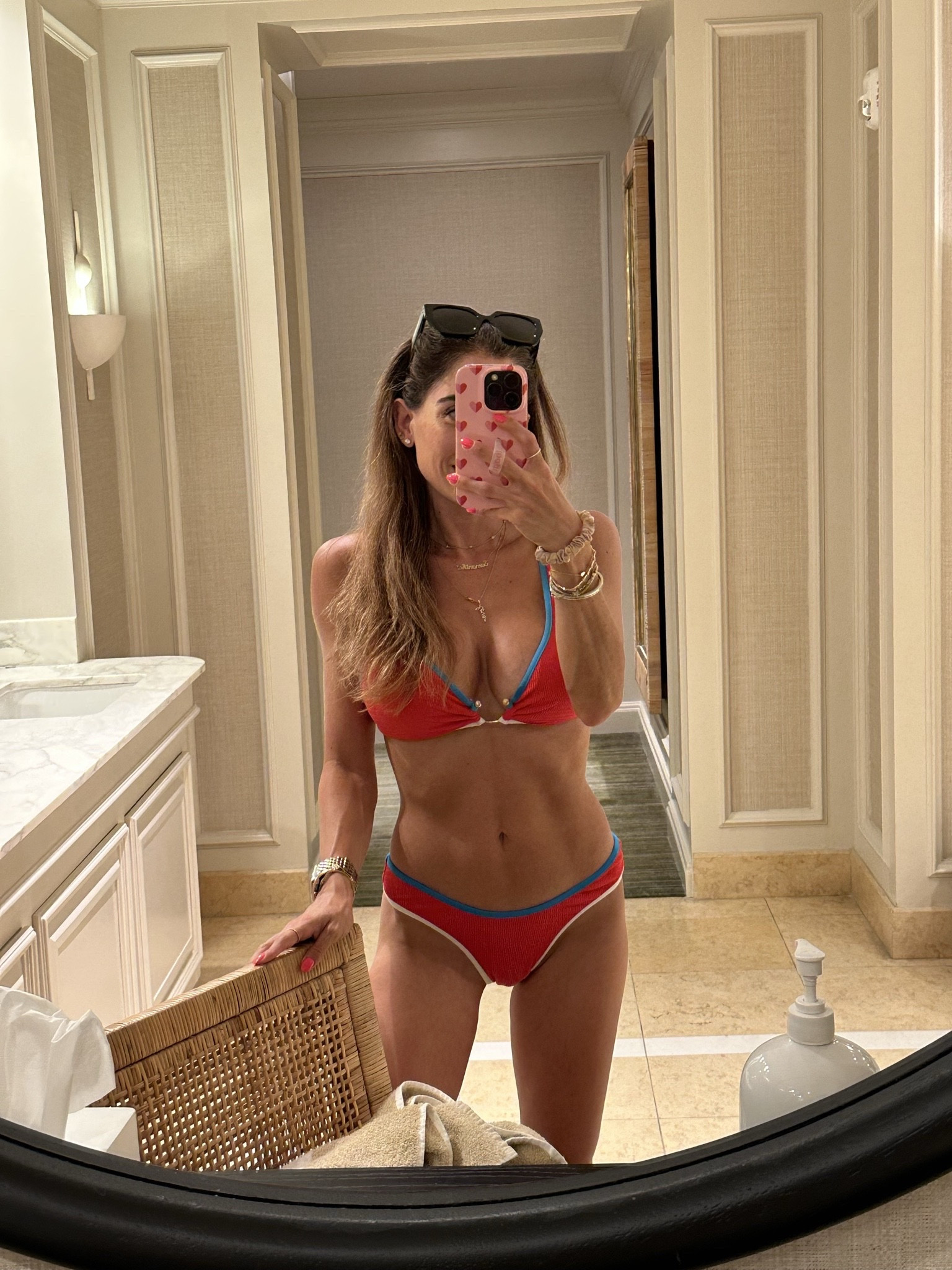 Vacation resort outfit bikini swimsuit spring break 

#LTKValentine #LTKSaleAlert #LTKPetite