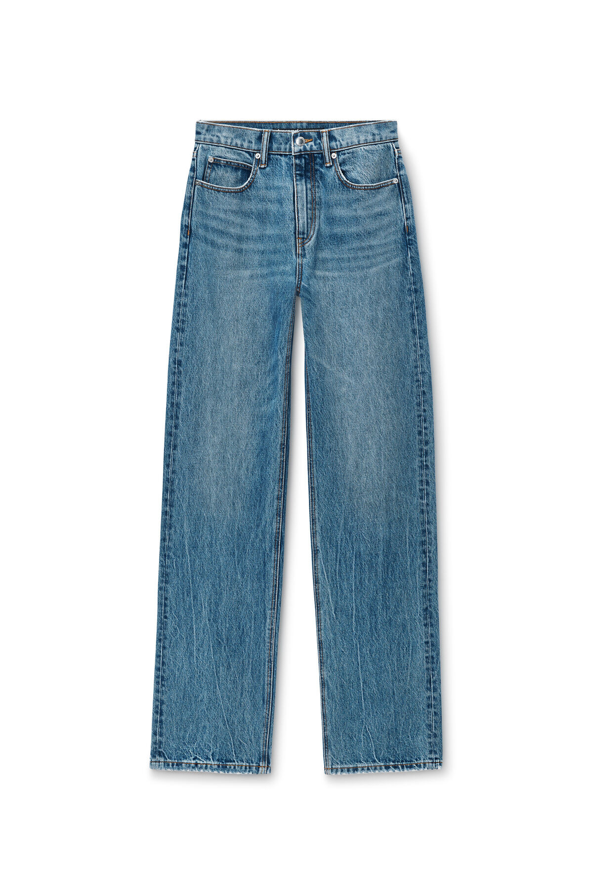 EZ Mid-Rise Jeans with logo pocket | Alexander Wang