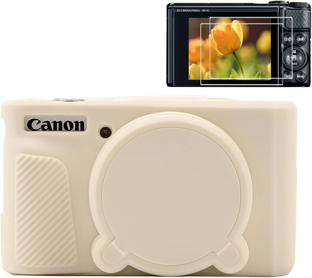 Pocoukate Case for Canon PowerShot SX740 HS Camera with Screen Protector, Soft Silicone Protectiv... | Amazon (US)