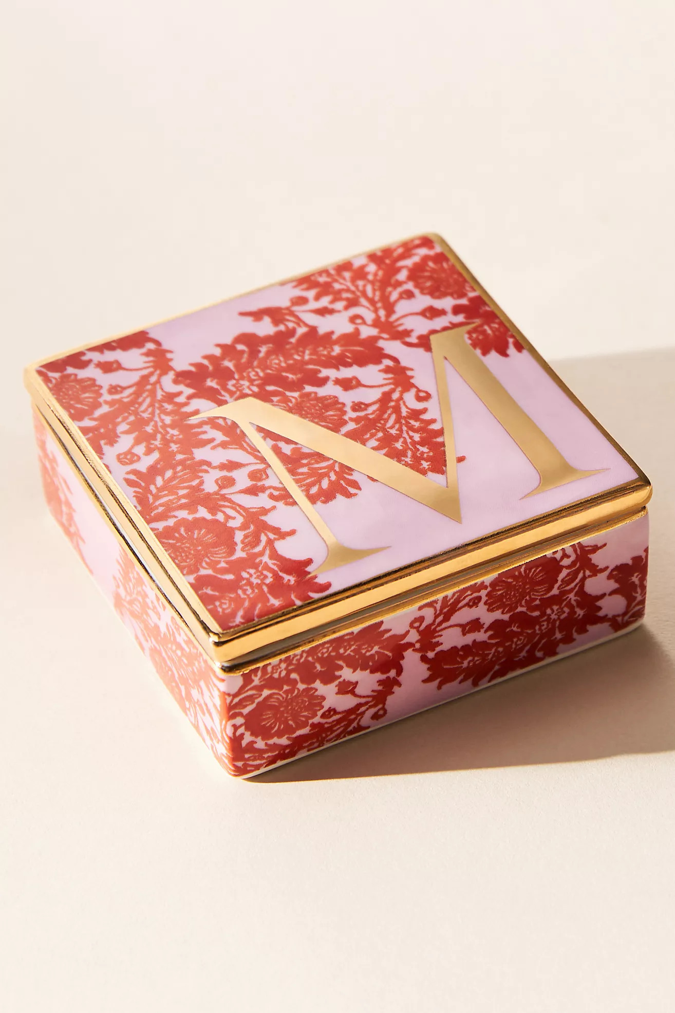 Venice Monogram Trinket Dish | Anthropologie (US)