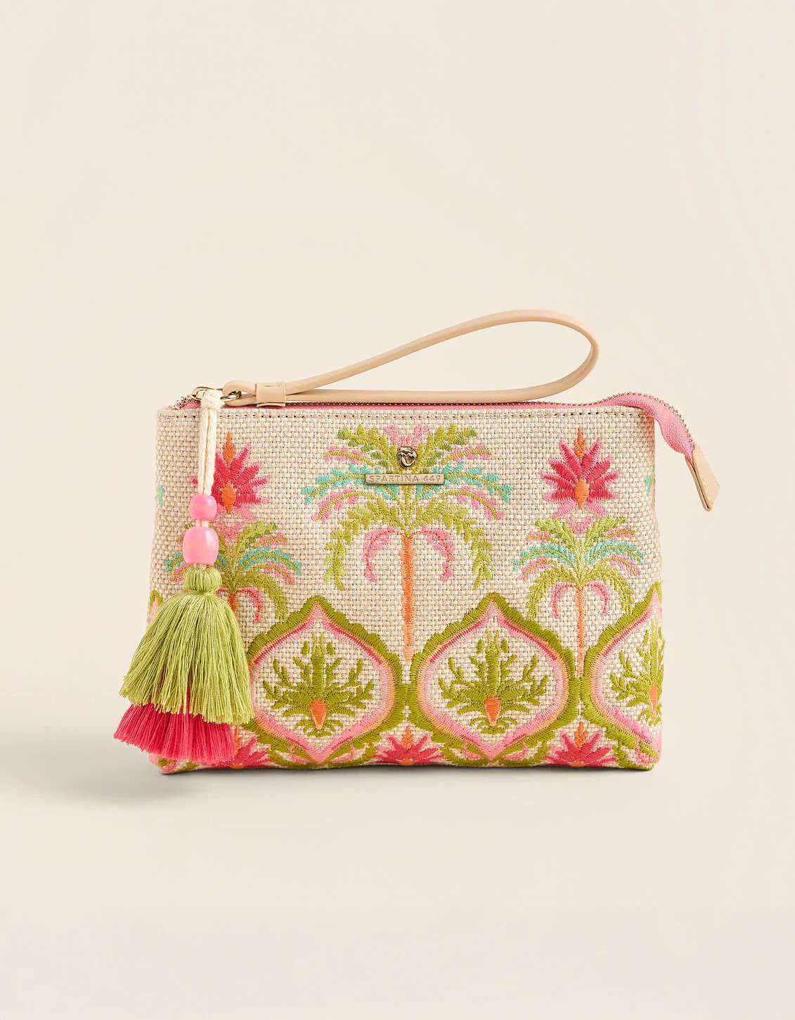 Carina Wristlet Castillo Floral Palms | Spartina 449
