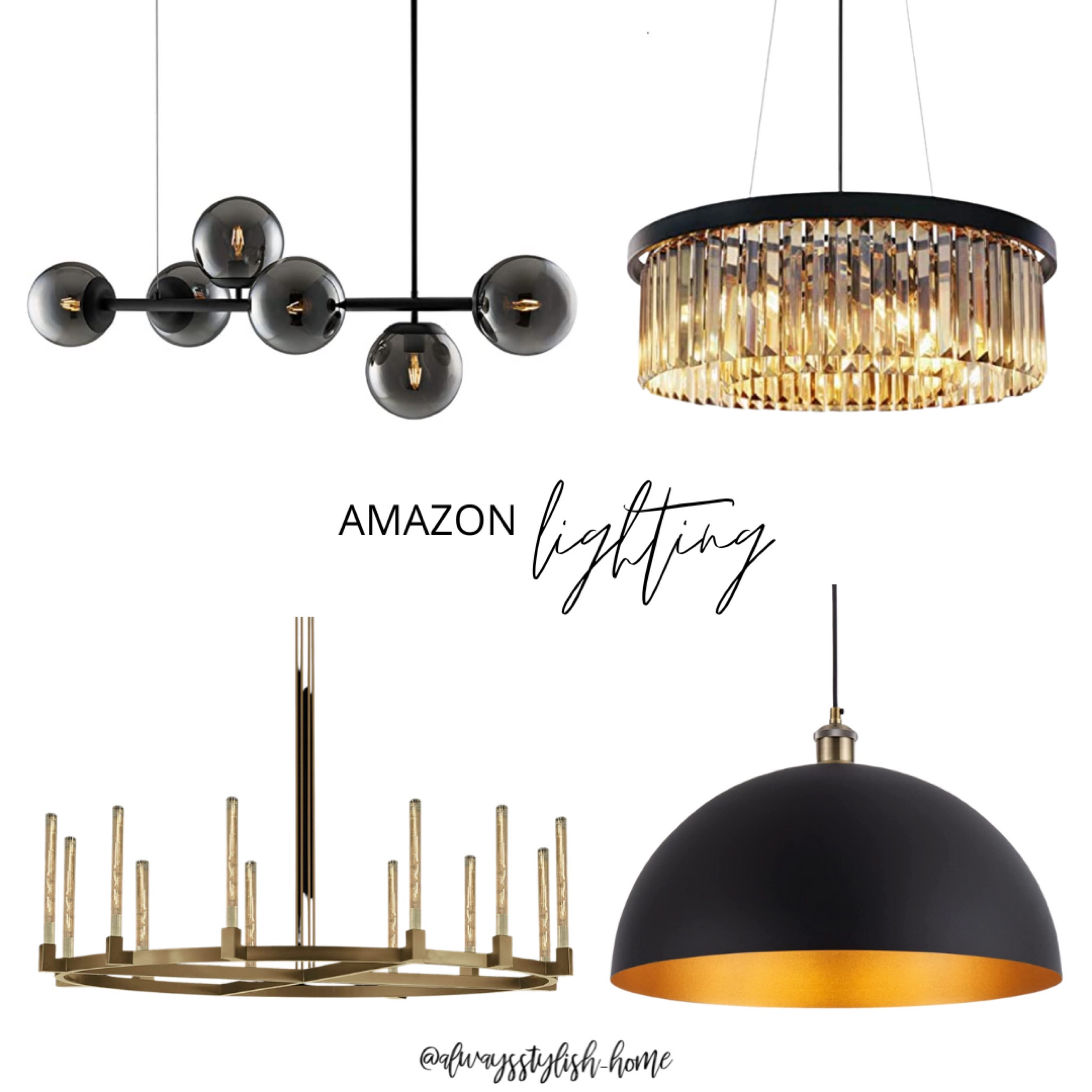 Modern lighting, chandelier, black dome pendant, modern glass chandelier, anthropology dupe chandelier, black and gold lighting

#LTKFind #LTKhome