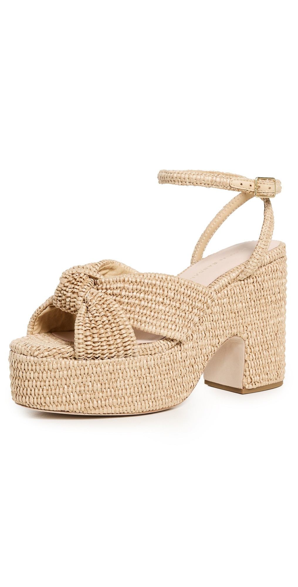 Loeffler Randall Chunky Platform Sandals Natural 10.5 | Shopbop