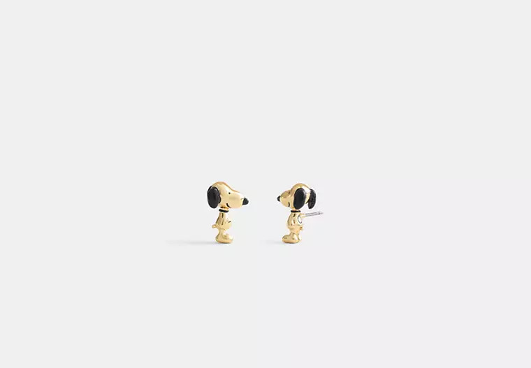 Coach X Peanuts Snoopy Stud Earrings | Coach Outlet US
