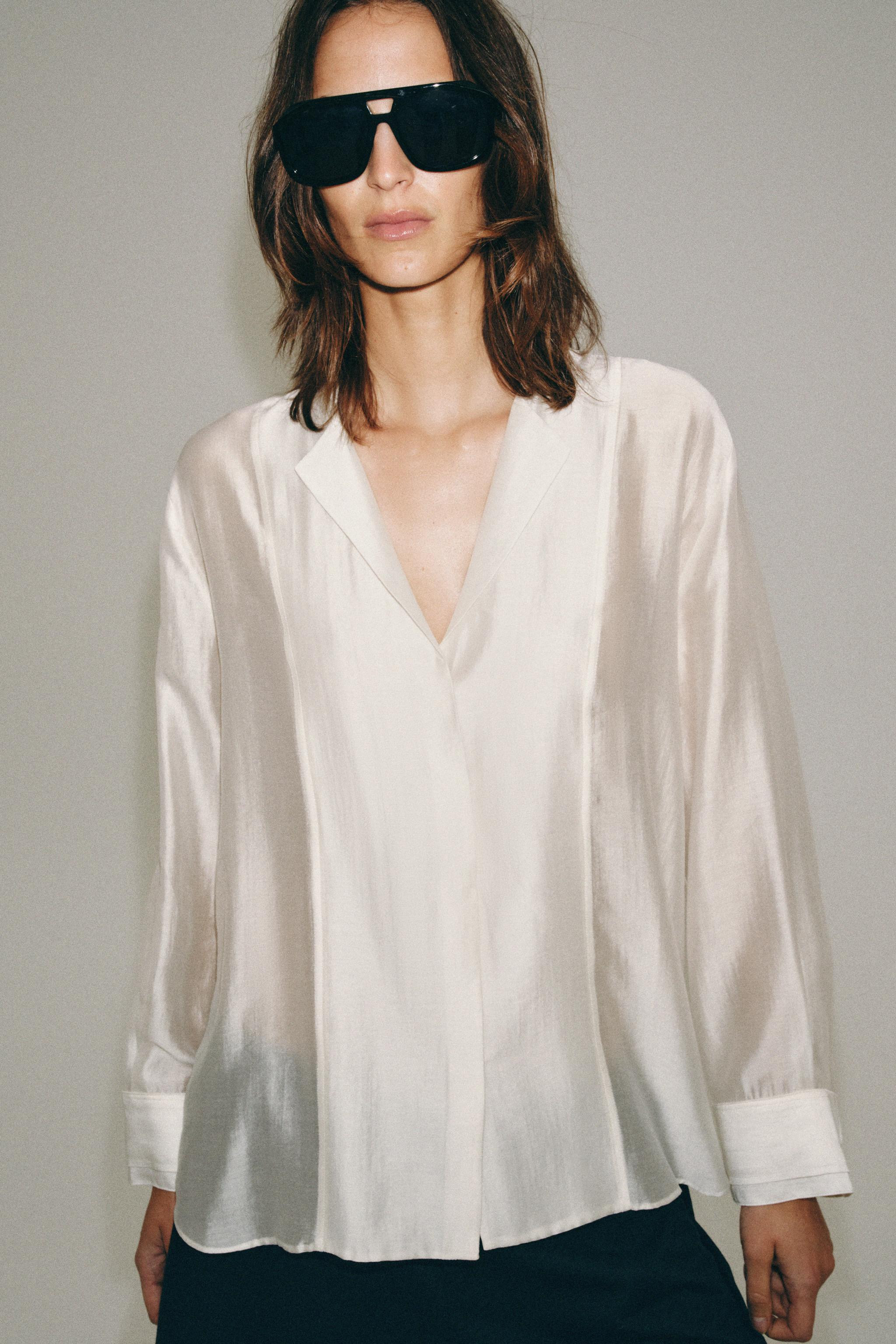 ZW COLLECTION FLOWY SHIRT | Zara US