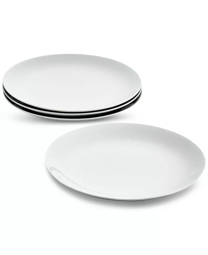 Basics Coupe Dinner Plates, Set of 4, Created for Macy's | Macys (US)
