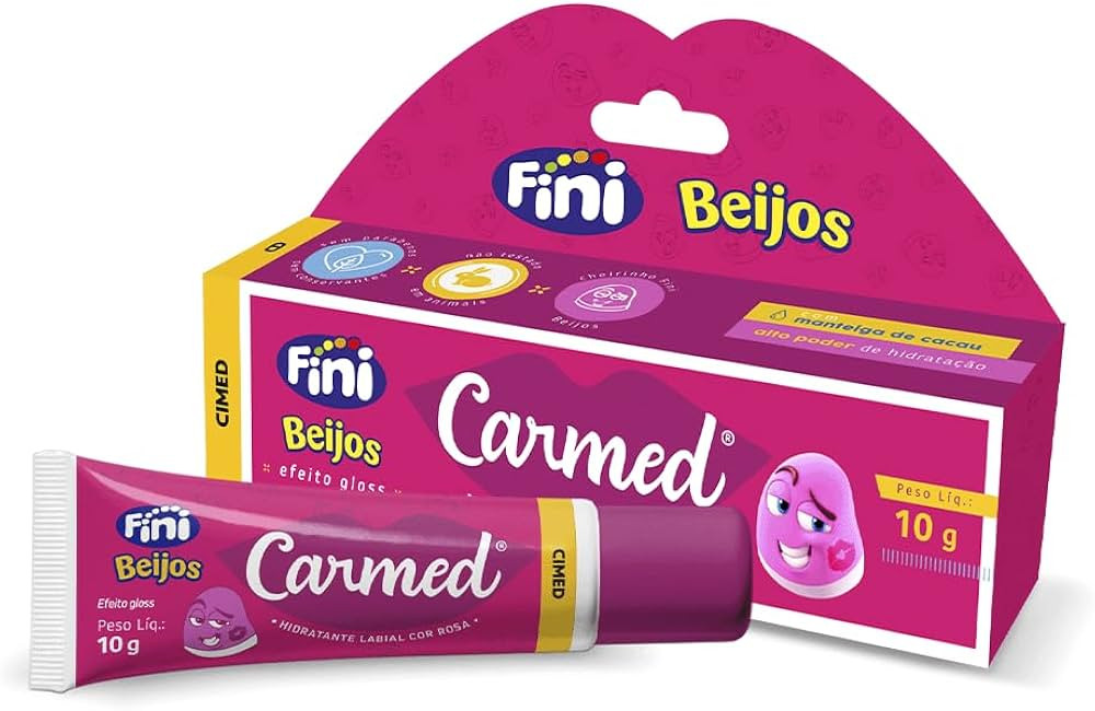 CARMED Fini Beijos Hidratante Labial com cor 10g | Amazon (BR)