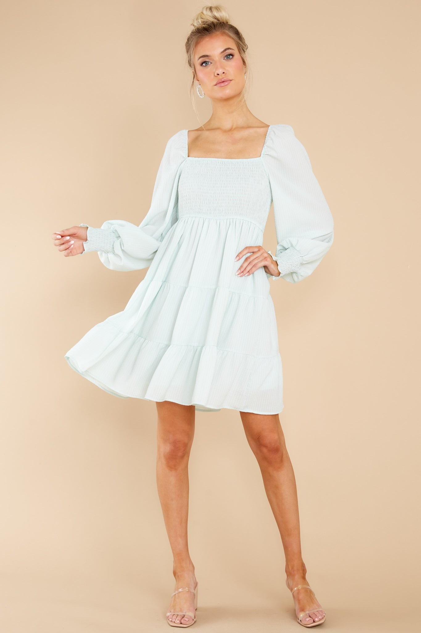 When The Sun Comes Out Mint Dress | Red Dress 