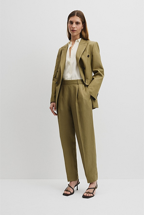 Linen Blend Suit Pant | Country Road