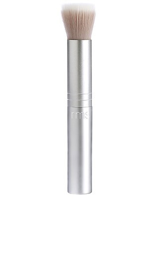 RMS Beauty Skin2Skin Blush Brush in Metallic Silver. | Revolve Clothing (Global)
