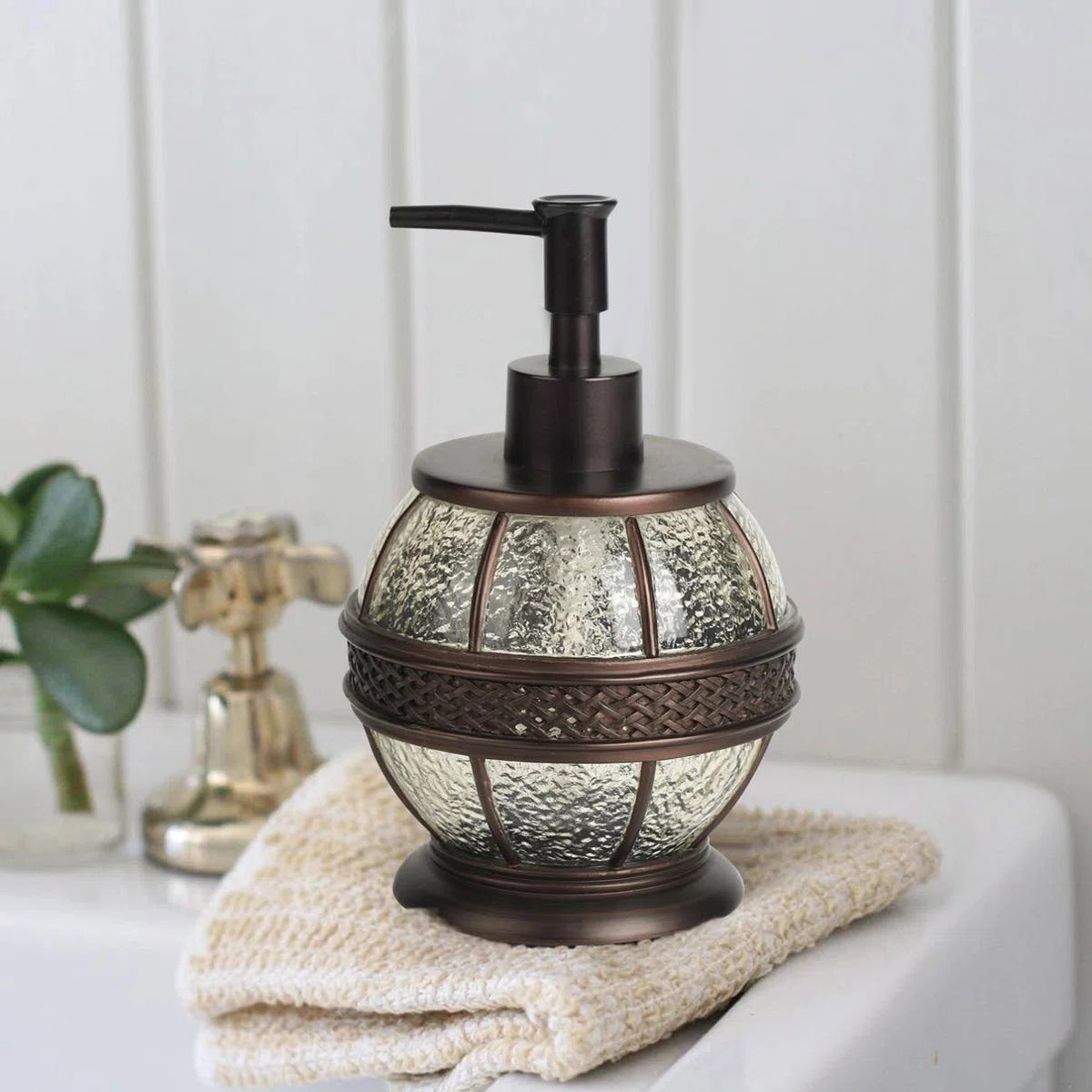 Oneita Liquid Soap Dispenser Pump Bottle | Bathroom Vanity & Kitchen Sink,Holds Soap,Lotion & San... | Wayfair North America