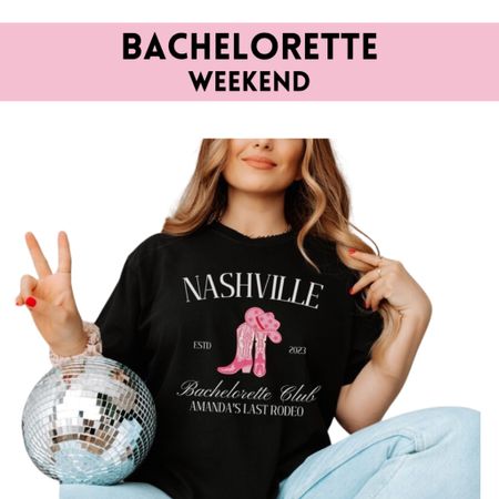 Nashville bachelorette party. Bachelorette party shirts. Etsy bachelorette party finds.

#LTKWedding #LTKFindsUnder50 #LTKParties