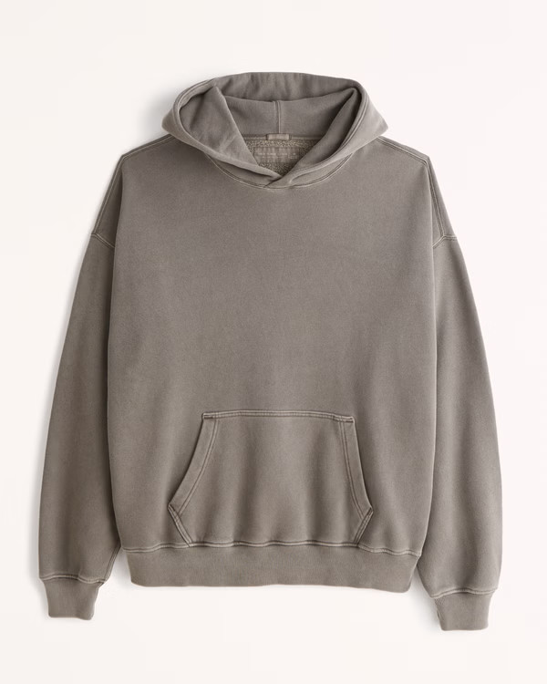 Men's Essential Popover Hoodie | Men's New Arrivals | Abercrombie.com | Abercrombie & Fitch (US)