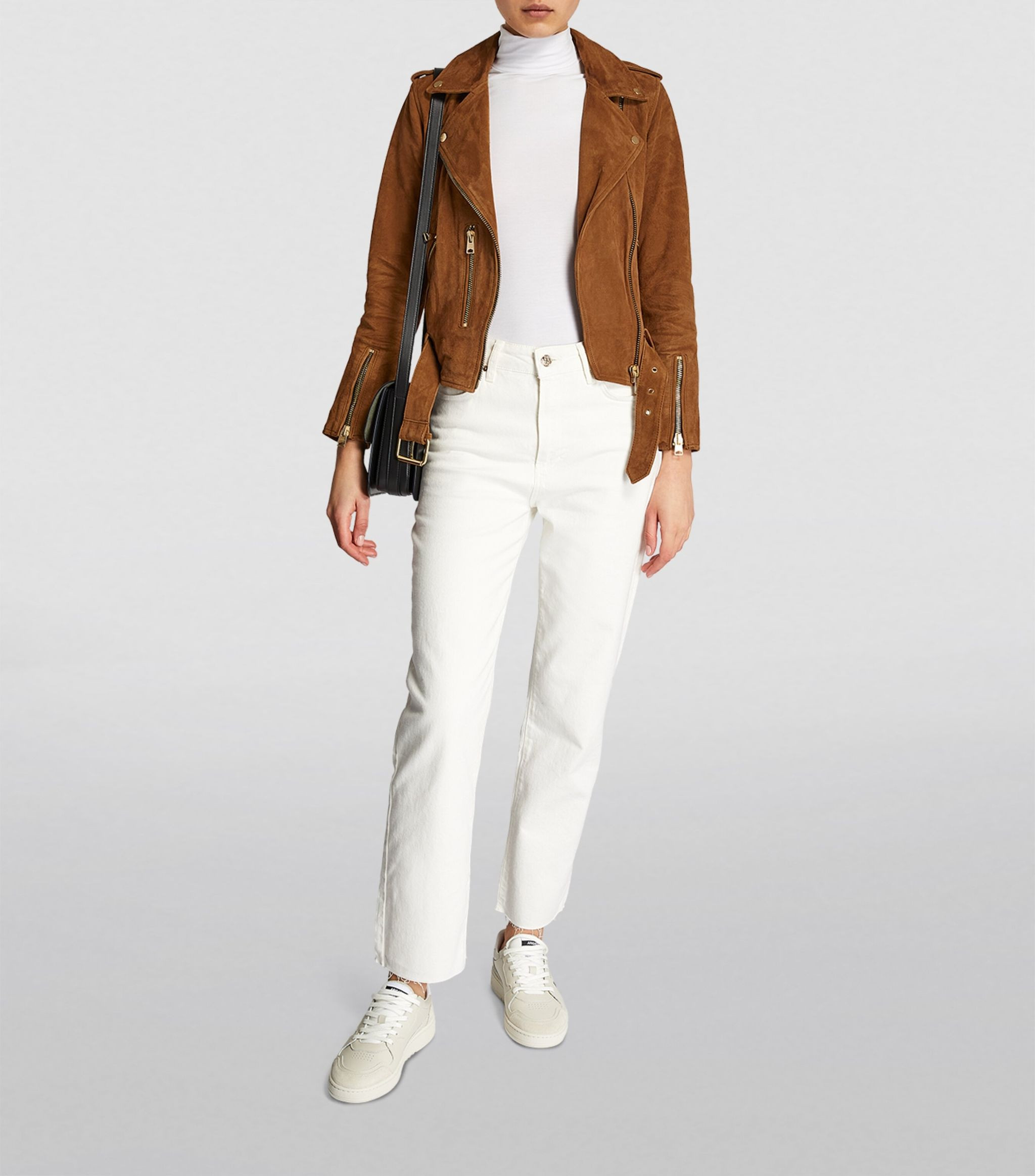 Suede Balfern Biker Jacket | Harrods