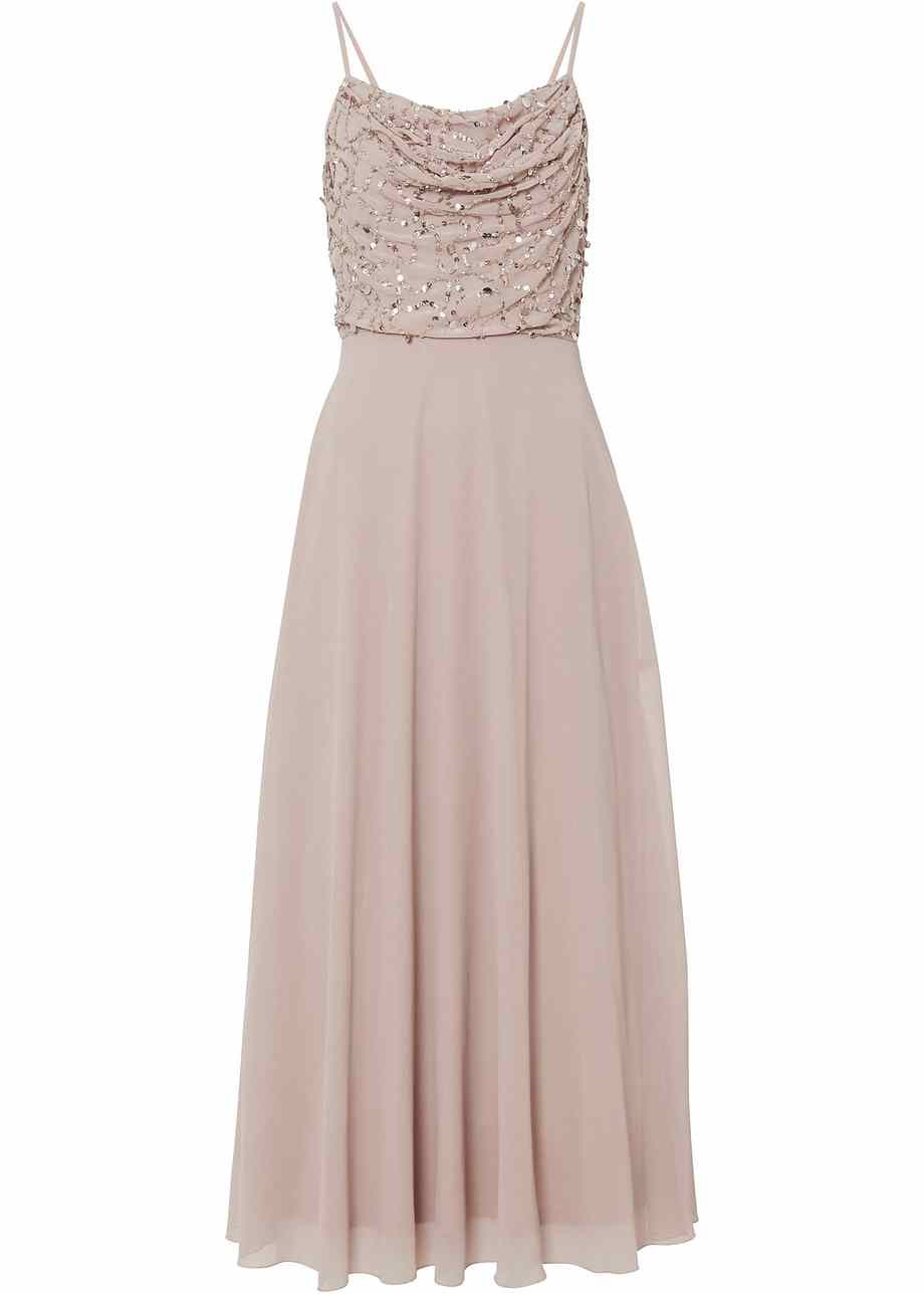 Maxikleid mit Perlen-Applikation | Bonprix DE