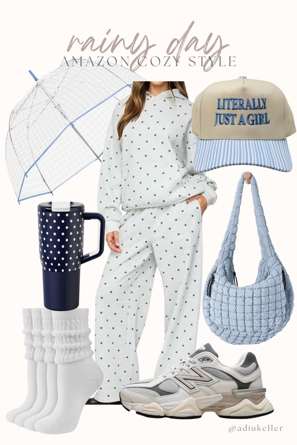 Rainy day but make it cute ☔️
Amazon blue fashion 🩵

#LTKmomlife #LTKSeasonal #LTKootd