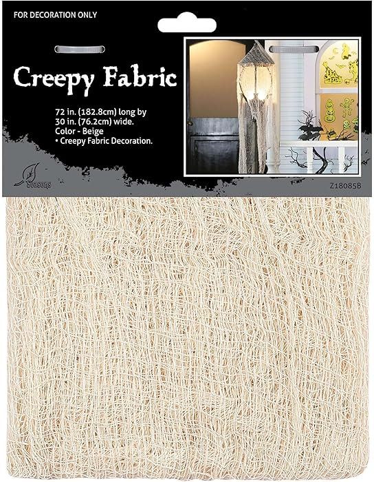 SEASONS Creepy Beige Gauze Fabric Cloth Standard | Amazon (US)