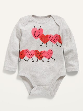 Unisex Graphic Long-Sleeve Bodysuit for Baby | Old Navy (US)
