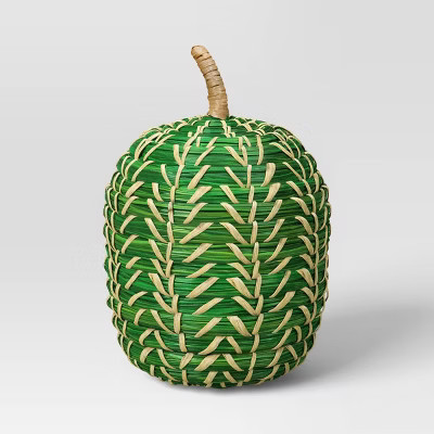 Tall Patterned Woven Pumpkin Green - Threshold™ | Target