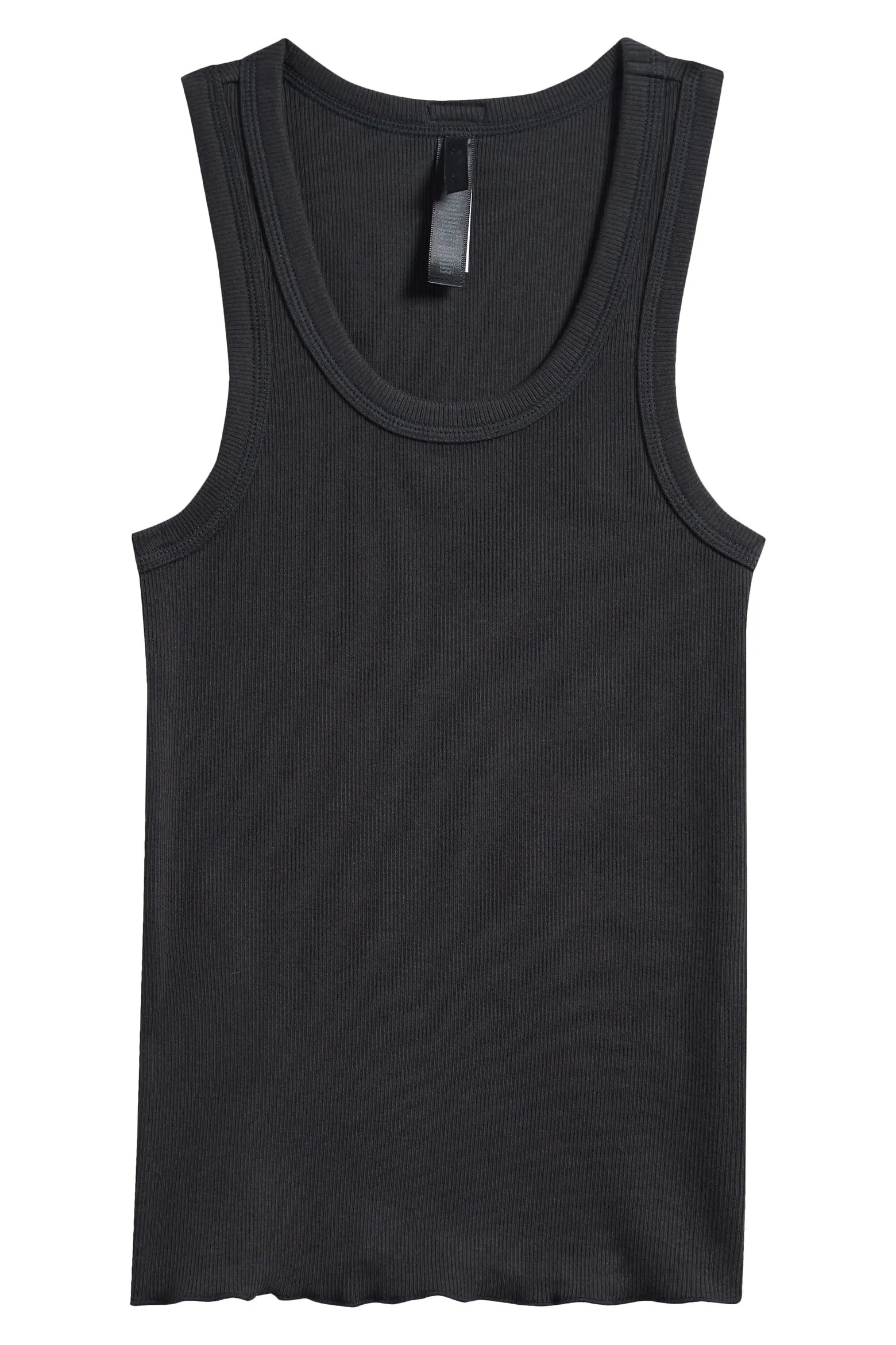 Cotton Rib Scoop Neck Tank (Women) | Nordstrom | Nordstrom