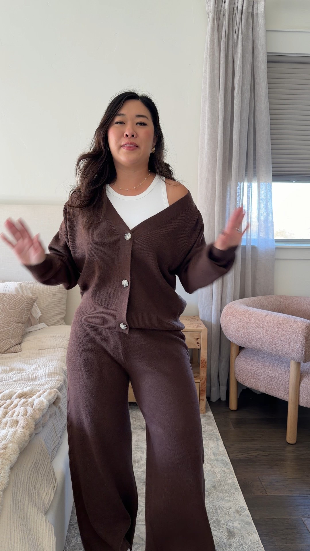 Target Cozy Sweater Set
Top: Medium
Pants: Medium 

Target Sale - 40% off!