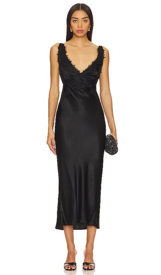 Gina Maxi Dress in Black | Revolve Clothing (Global)