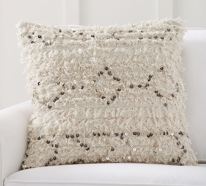 Moroccan Wedding Blanket Handwoven Pillow Cover | Pottery Barn (US)
