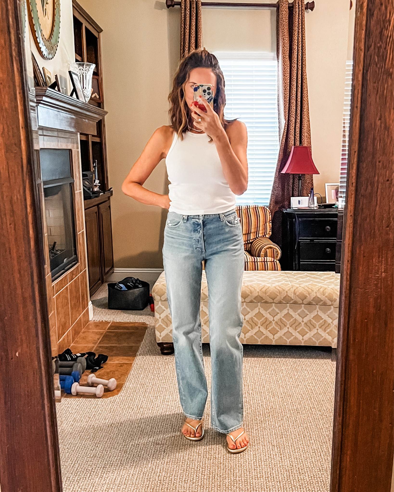 5’9” • Size small • Size 27 

I sized down to a 26 in these Paige jeans.  

#LTKSaleAlert #LTKStyleTip #LTKOver40