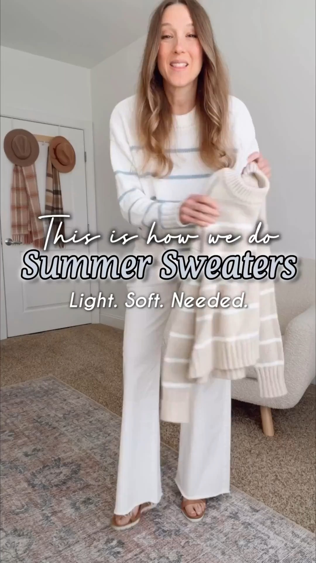 For shows, dinners, and nights by the fire- these sweaters are the perfect weight to stay comfy all summer!

#LTKWorkwear #LTKOver40 #LTKSeasonal