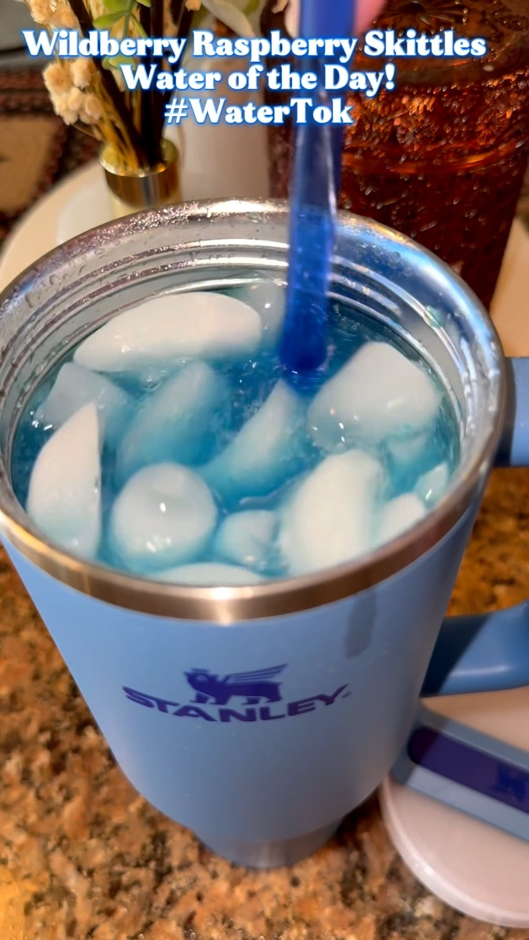 The flavor you didn't know your water was missing! 💜 Only 5-10 calories and NO sugar. Grab the Wildberry pack and my 40 oz “Blue Sky” Stanley Quencher from my LTK! #skittles #skittlesdrinkmix #watertok #sugarfree #tumblers

#LTKHome #LTKmorningroutine #LTKfitnessgoals