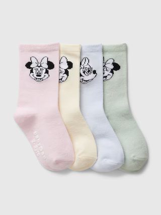 babyGap | Disney Minnie Mouse Crew Socks (4-Pack) | Gap (US)