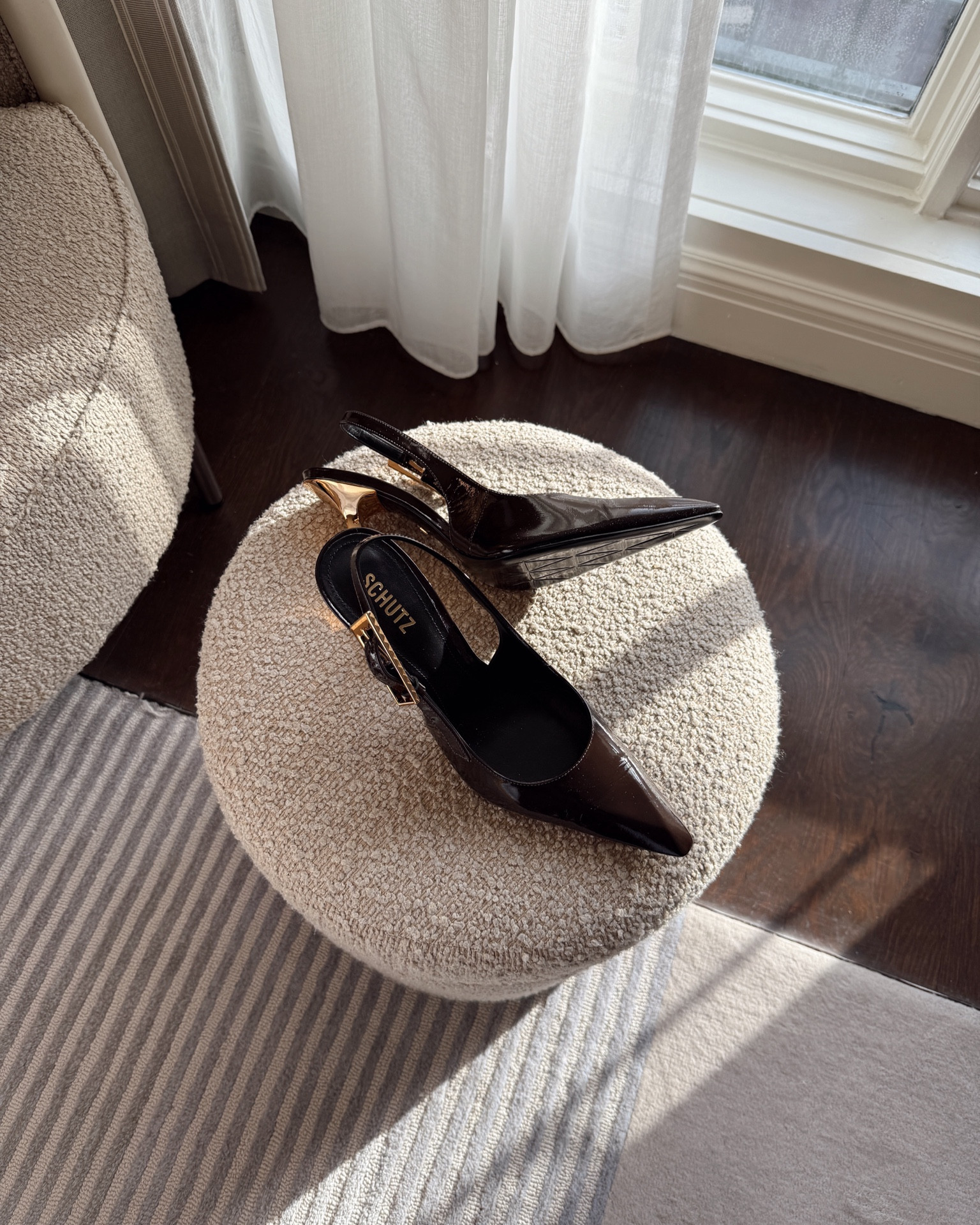 Brown heels! I sized up half a size. Also available in black! 🤎