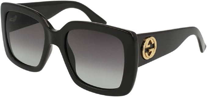 Gucci GG0141S Rectangle Sunglasses for Women + BUNDLE with Designer iWear Eyewear Care Kit | Amazon (US)