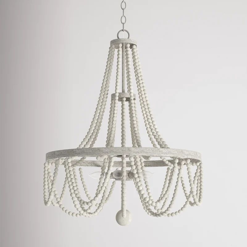 Gustave 5 - Light Statement Empire Chandelier with Beaded Accents | Wayfair North America