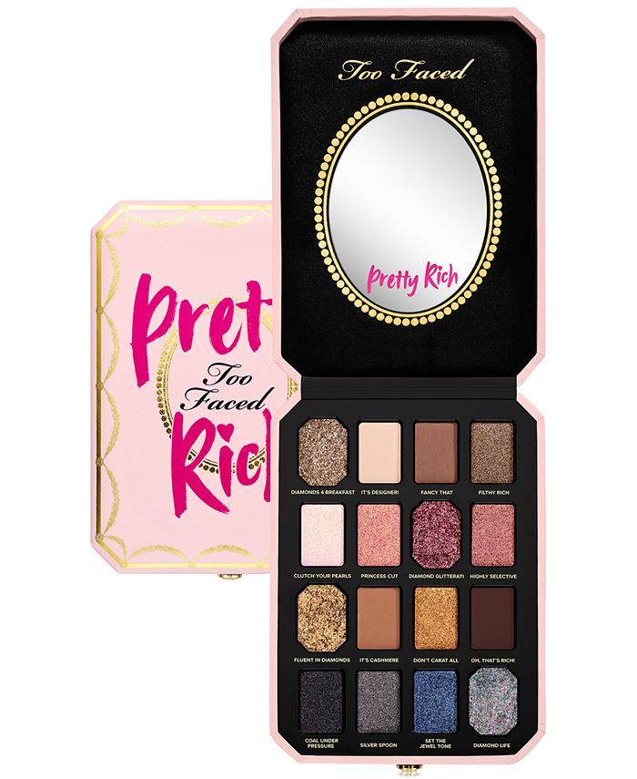 Too Faced Pretty Rich Diamond Light Eye Shadow Palette & Reviews - All Makeup - Beauty - Macy's | Macys (US)