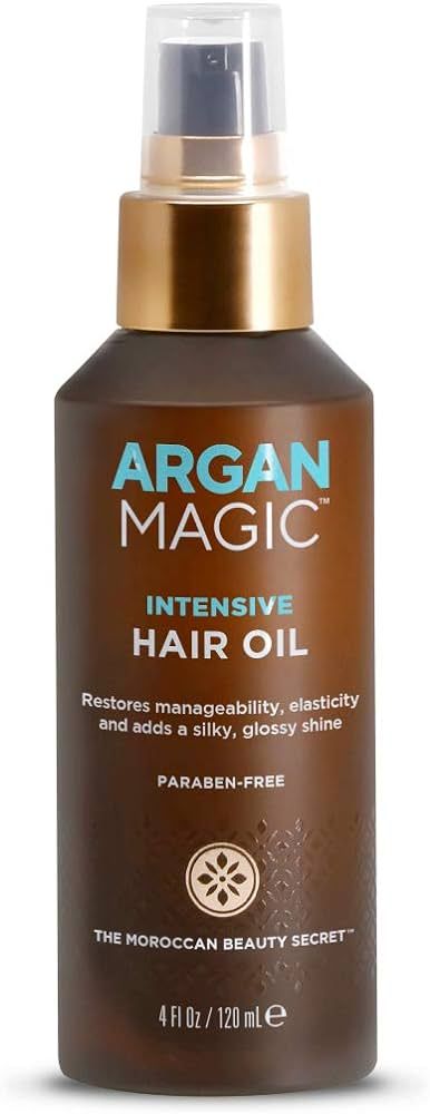 Argan Magic Intensive Hair Oil - Restores Manageability and Elasticity | Adds Shine and Gloss | C... | Amazon (US)