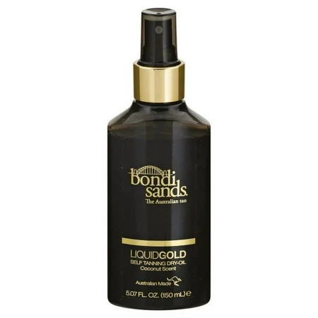 bondi sands- liquid gold self tanning dry oil provides a longer lasting tan and skin hydration (150ml) | Walmart (US)