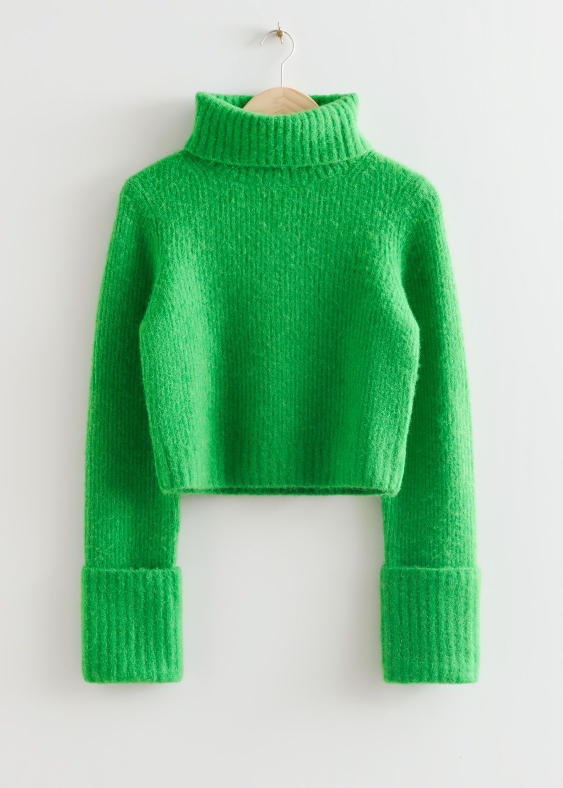 Fold-Up Cuff Turtleneck Sweater | & Other Stories US