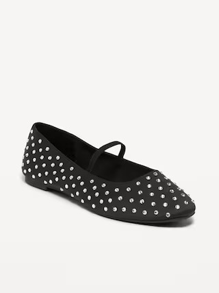 Satin Mary Jane Ballet Flat | Old Navy (US)