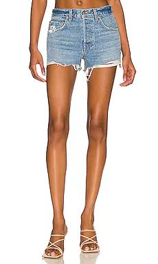 GRLFRND Helena High Rise Cut Off Short in Newport from Revolve.com | Revolve Clothing (Global)