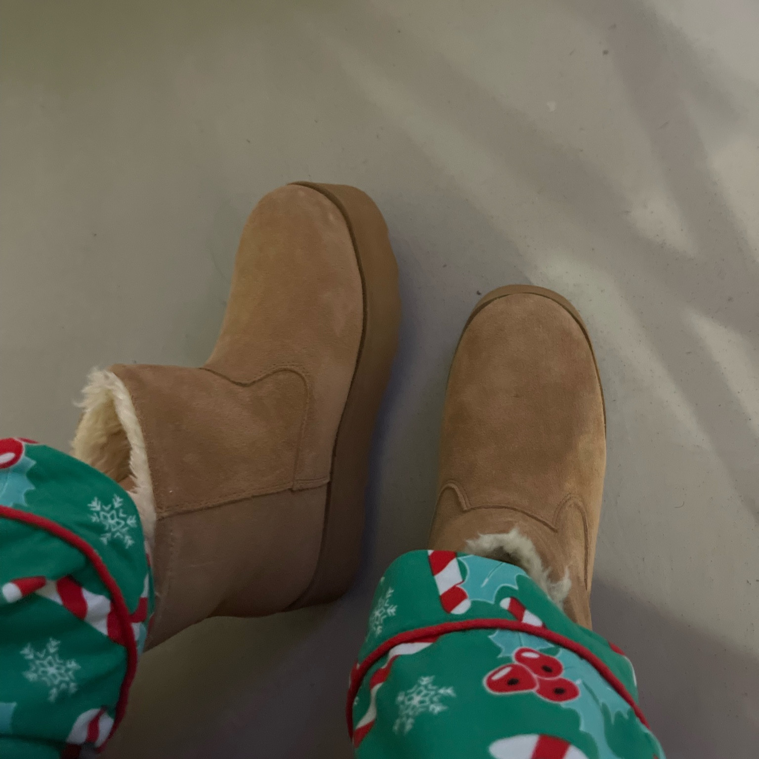 My sister got me these boots for Christmas and they are only $16.xx 🏃‍♀️‍➡️! In between sizes go with the bigger size. 

#LTKItBag #LTKStyleTip #LTKFindsUnder50