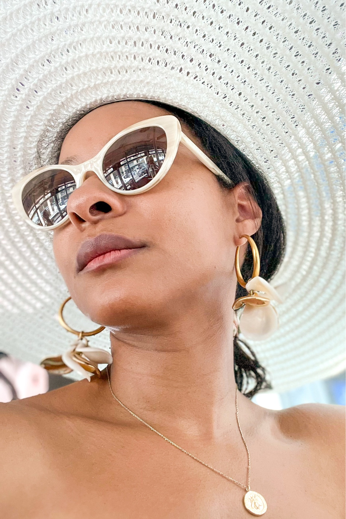 Currently wearing these Sezane earrings, sunglasses & necklace on repeat! 

#LTKSeasonal #LTKstyletip #LTKunder100