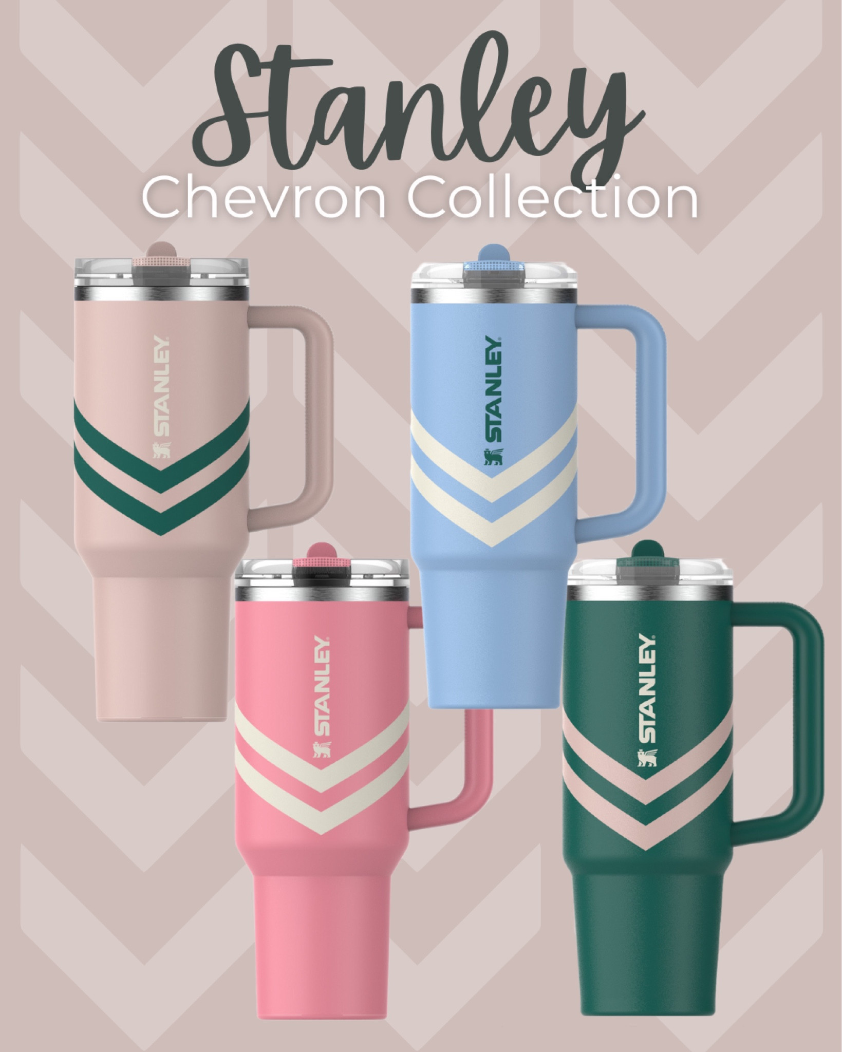 New Stanley Collection! Love the country club vibes! My favorite color is the green and pink 😍

#LTKGiftGuide #LTKActive #LTKOver40