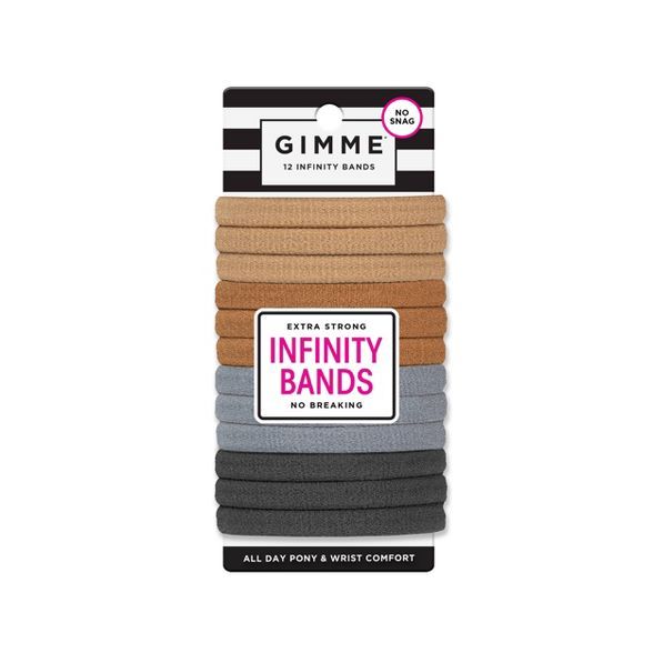 Gimme Clips Infinity Hair Bands - Neutral - 12ct | Target